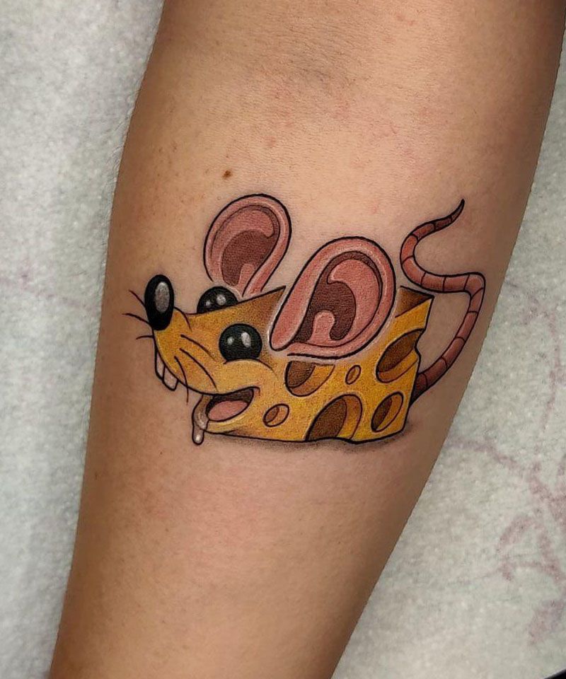 30 Unique Cheese Tattoos for Your Inspiration