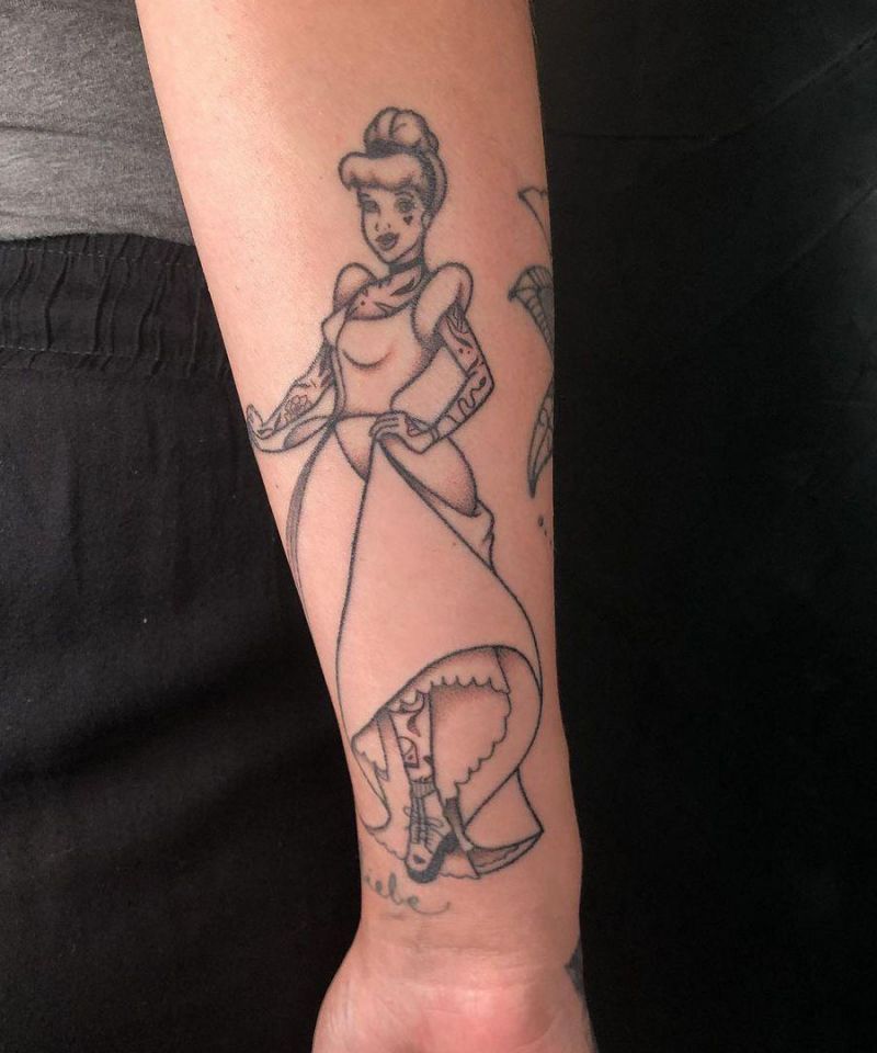 30 Pretty Cinderella Tattoos You Must Love