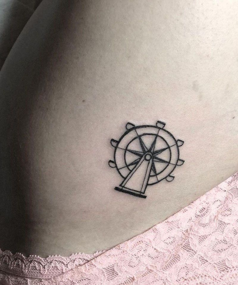 30 Pretty Ferris Wheel Tattoos You Must Try