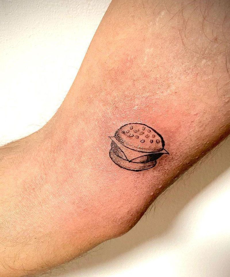 30 Unique Hamburger Tattoos to Inspire You