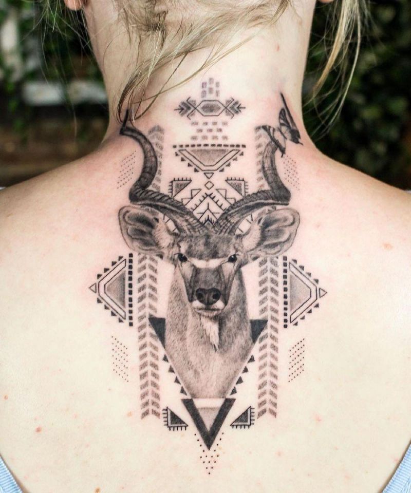 30 Unique Kudu Tattoos You Can Copy