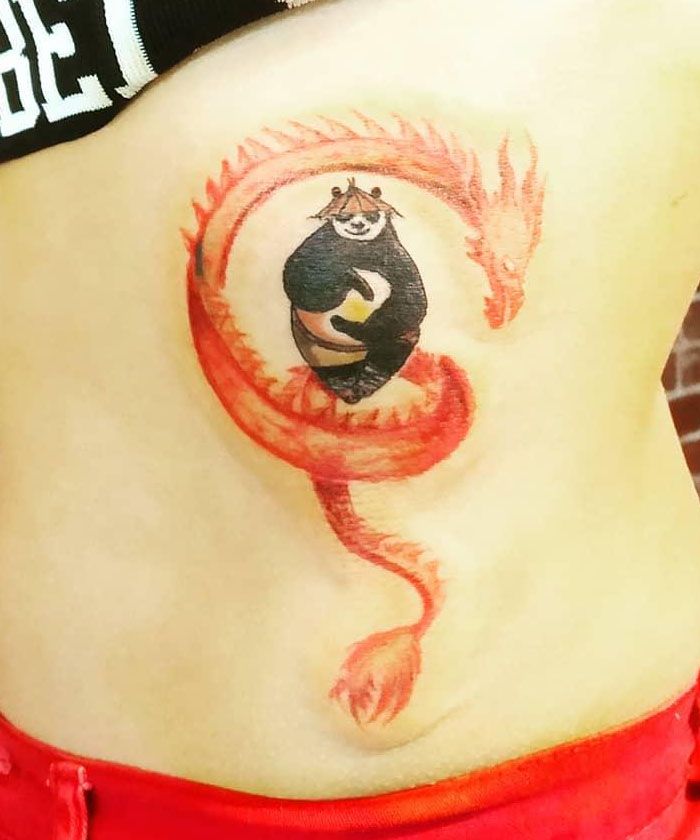 30 Cute Kung Fu Panda Tattoos You Must See