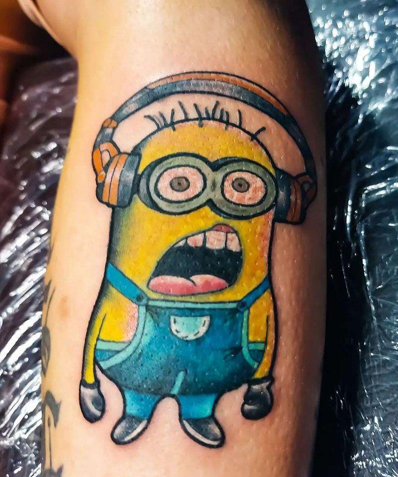 30 Cute Minions Tattoos You Must Love