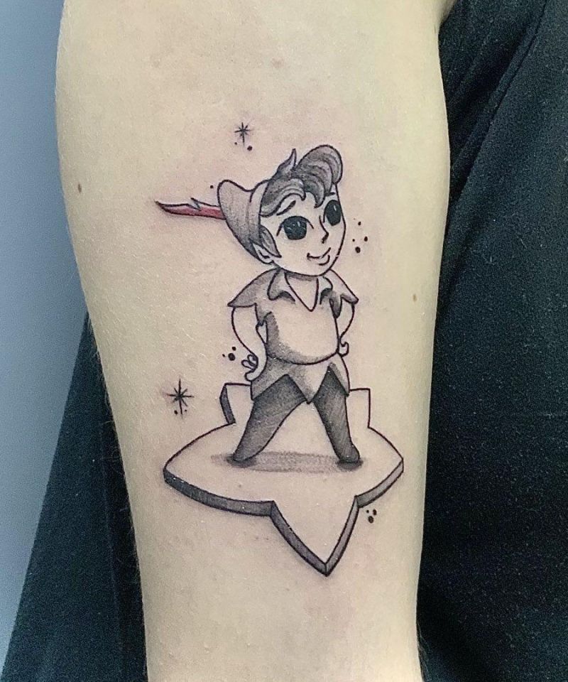 30 Unique Peter Pan Tattoos for Your Inspiration