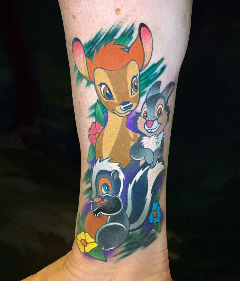 30 Cute Bambi Tattoos You Can Copy