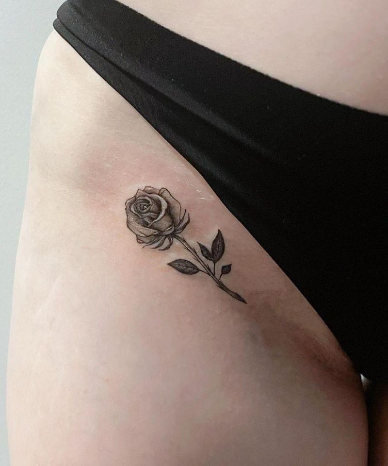 30 Pretty Bikini Line Tattoos Improve Your Temperament