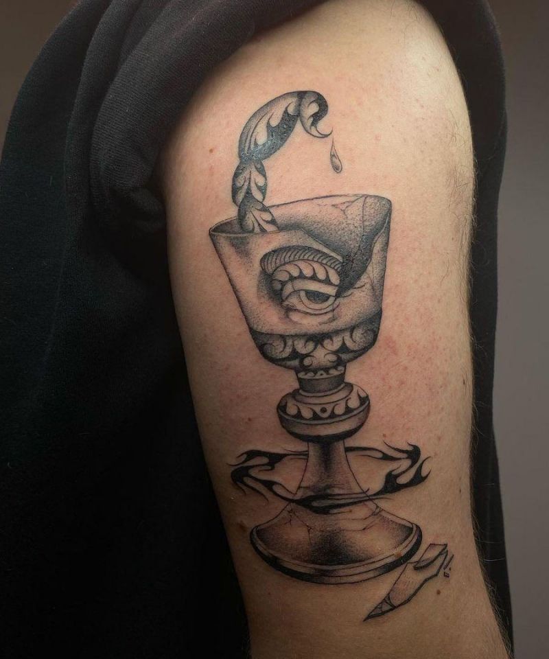 30 Unique Chalice Tattoos You Can Copy