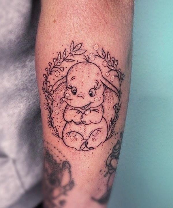 30 Cute Dumbo Tattoos for Your Inspiration