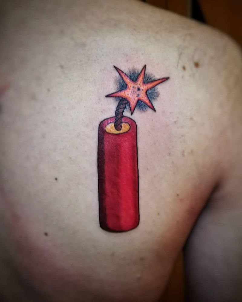 30 Unique Firecracker Tattoos You Must Love