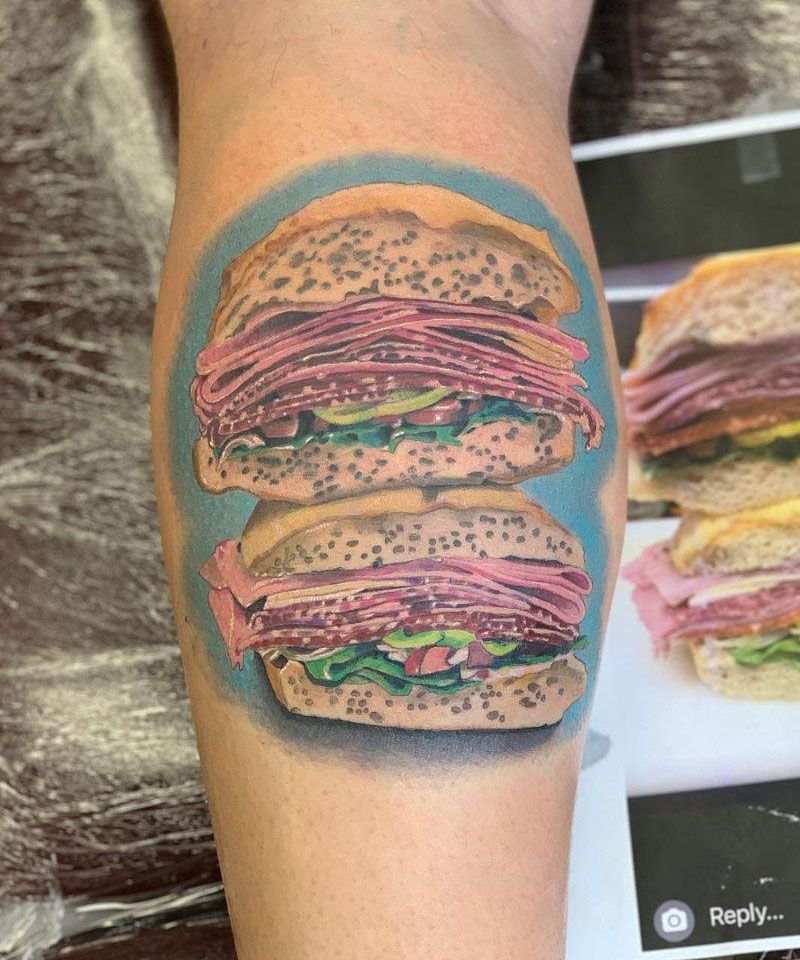 30 Unique Sandwich Tattoos for Your Inspiration