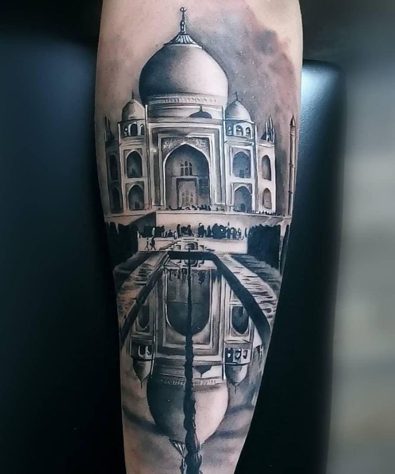 30 Exciting Taj Mahal Tattoos Give You Inspiration