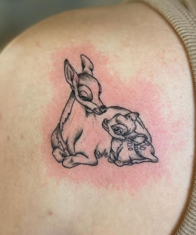 30 Cute Bambi Tattoos You Can Copy