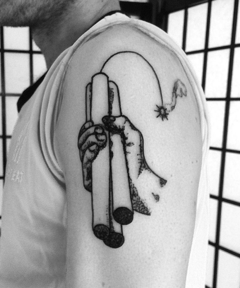 30 Unique Dynamite Tattoos You Must Love