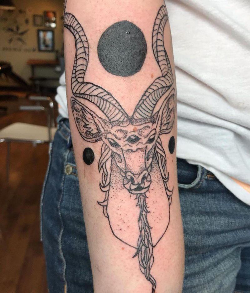 30 Unique Kudu Tattoos You Can Copy