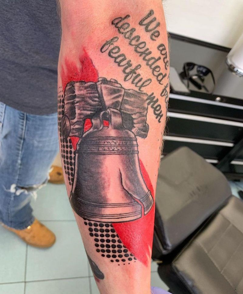 30 Unique Liberty Bell Tattoos You Must See