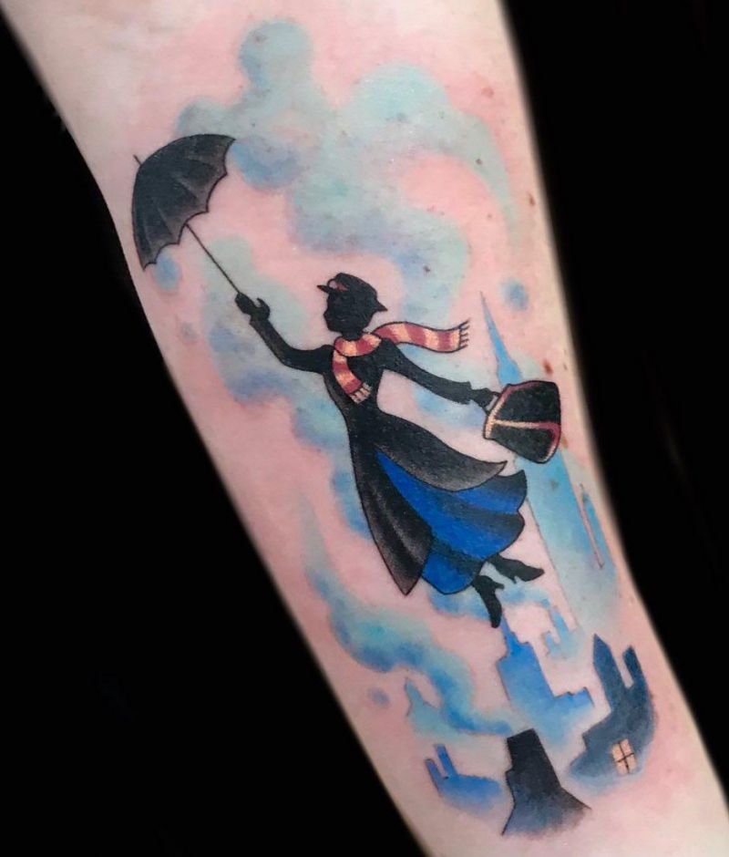 30 Pretty Mary Poppins Tattoos Give You Inspiration