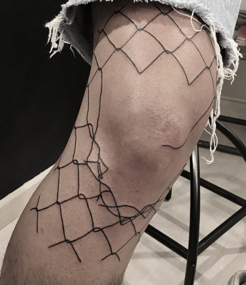 30 Pretty Net Tattoos You Must Love