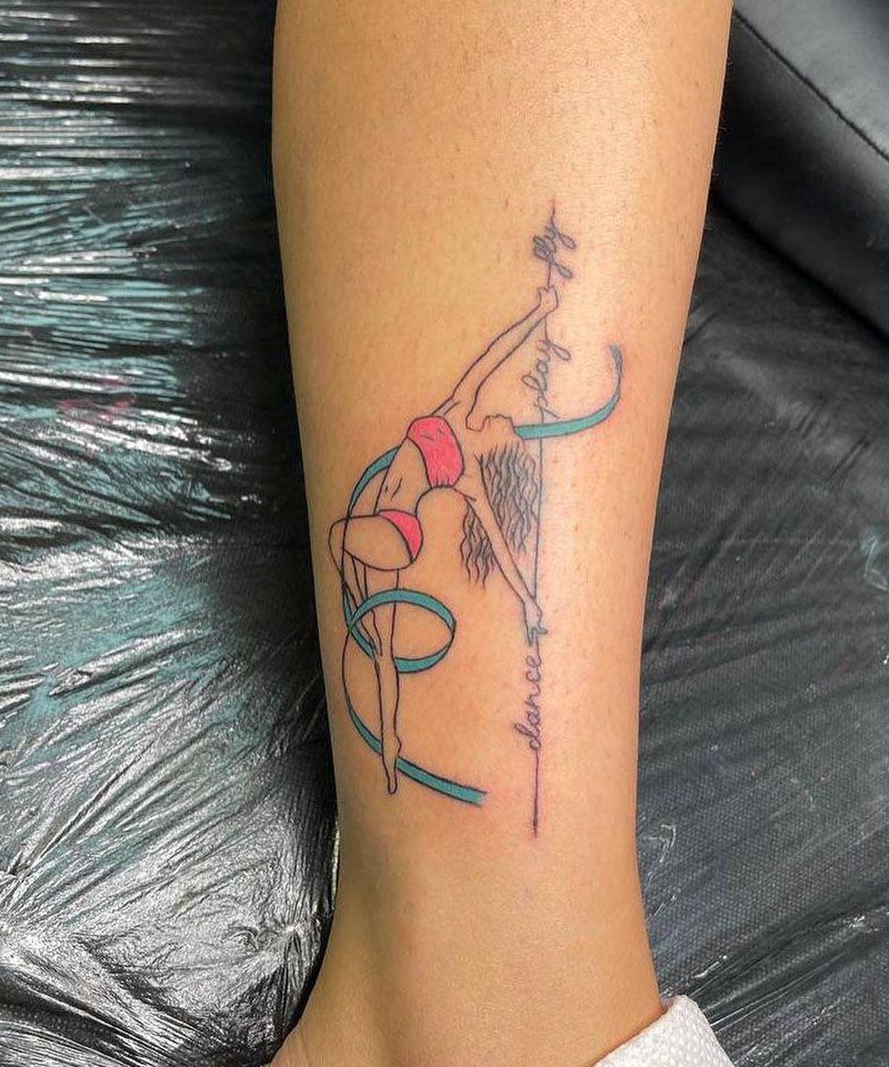 30 Pretty Pole Dance Tattoos Improve Your Temperament