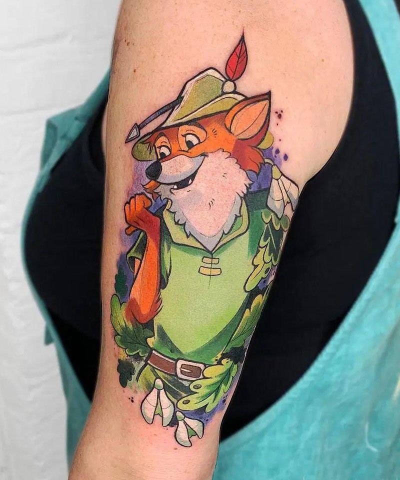 30 Cute Robin Hood Tattoos You Must Love