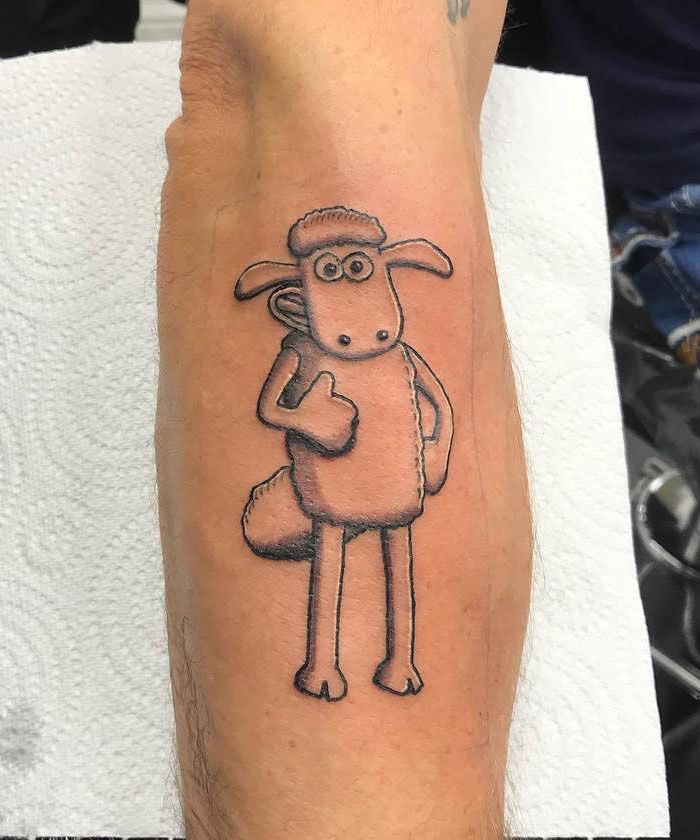 21 Cute Shaun The Sheep Tattoos You Can Copy