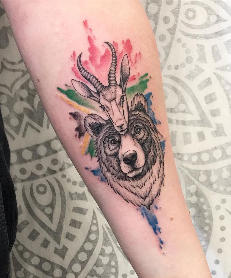 30 Unique Springbok Tattoos You Must Love