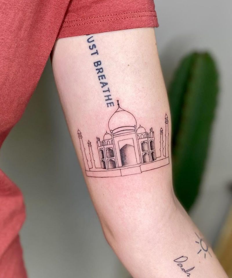 30 Exciting Taj Mahal Tattoos Give You Inspiration