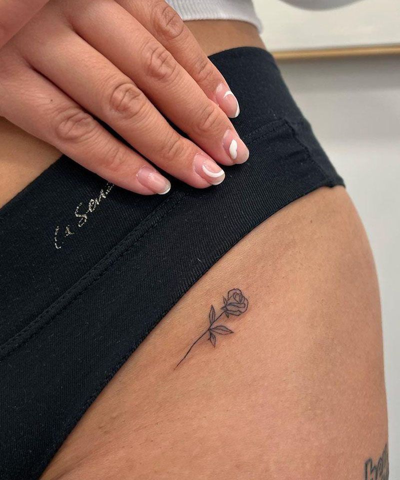 30 Pretty Bikini Line Tattoos Improve Your Temperament