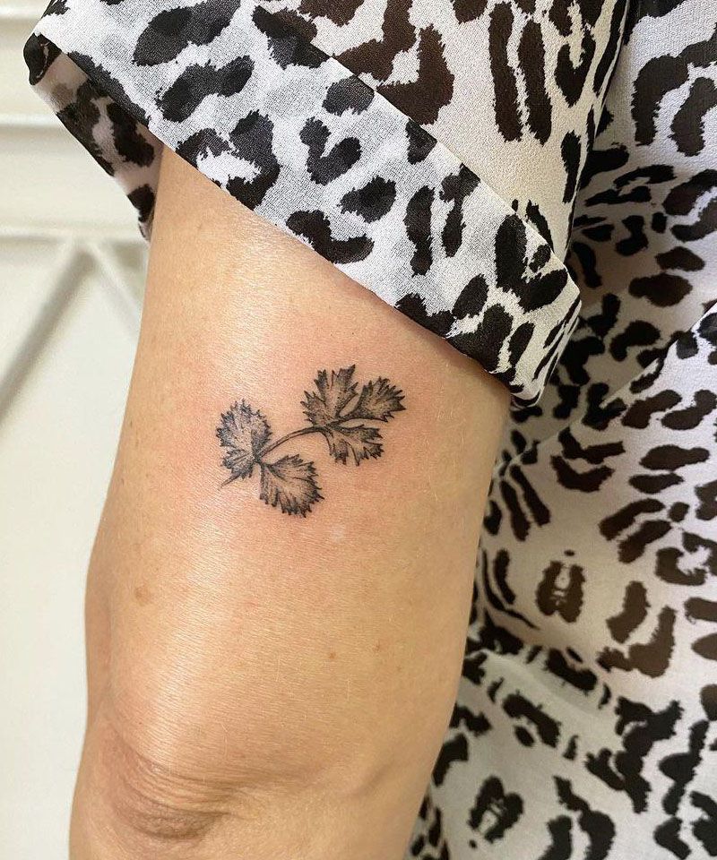 28 Unique Coriander Tattoos You Must Love