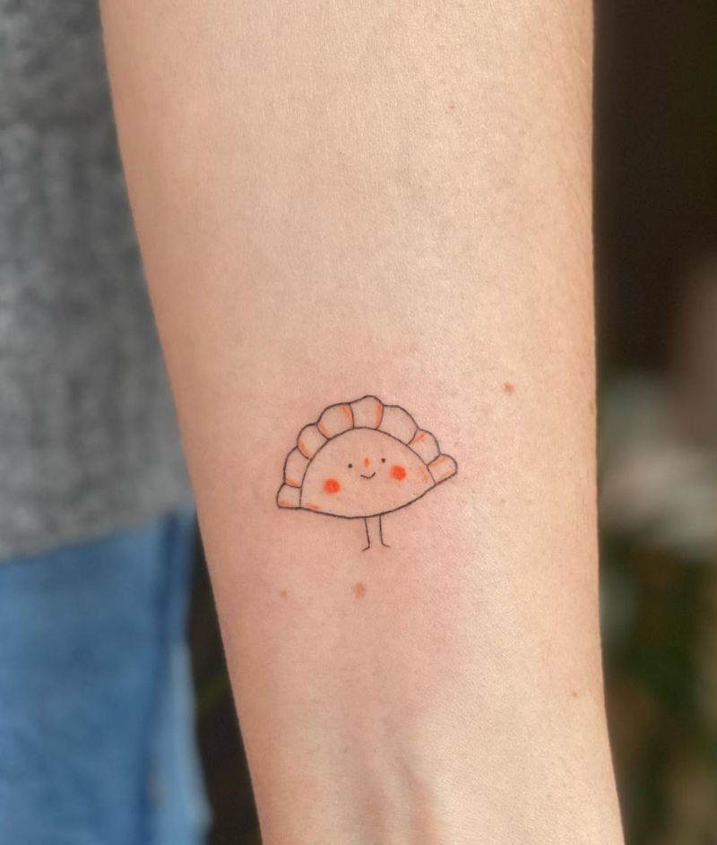 30 Unique Dumpling Tattoos Give You The Enjoyment of Delicious Food