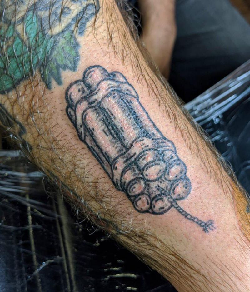 30 Unique Dynamite Tattoos You Must Love