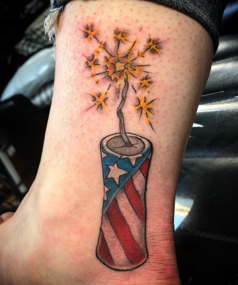 30 Unique Firecracker Tattoos You Must Love