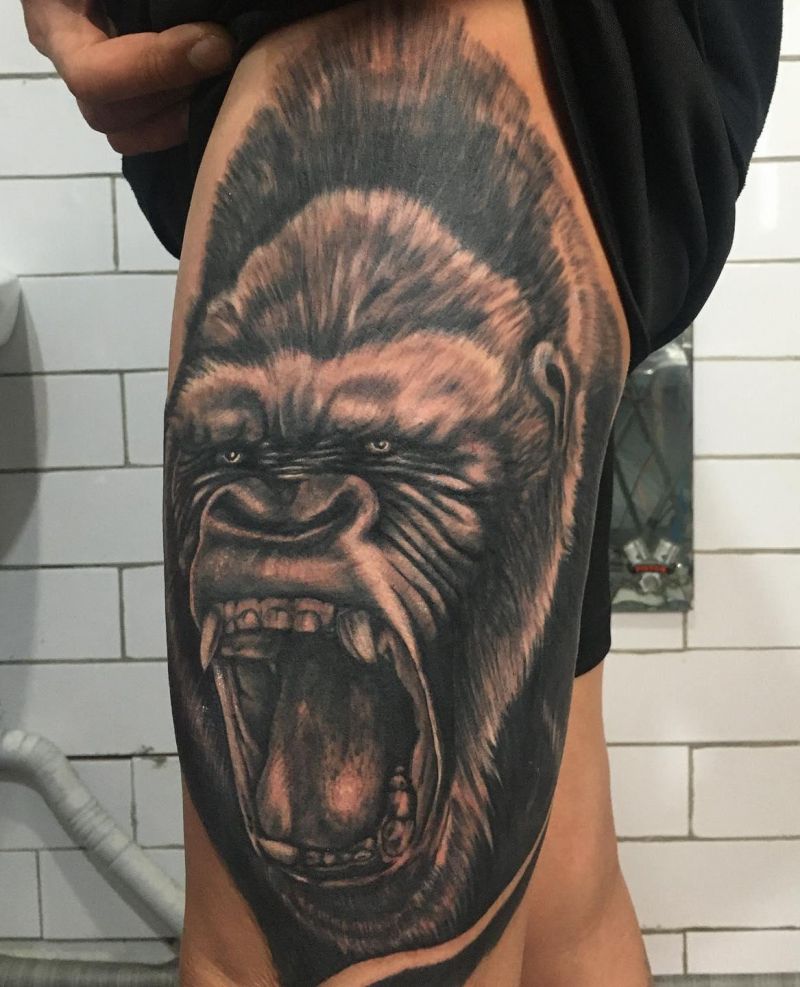 30 Amazing King Kong Tattoos You Must Love