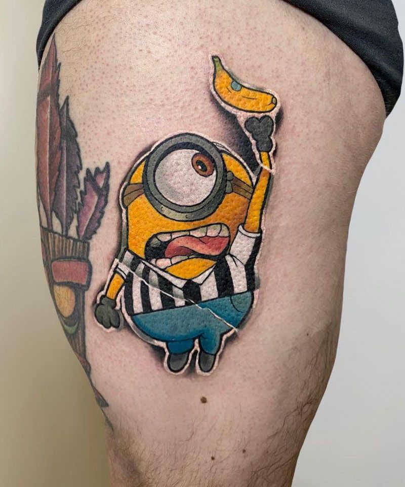 30 Cute Minions Tattoos You Must Love