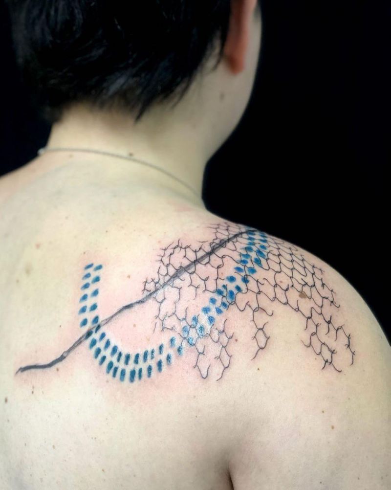 30 Pretty Net Tattoos You Must Love