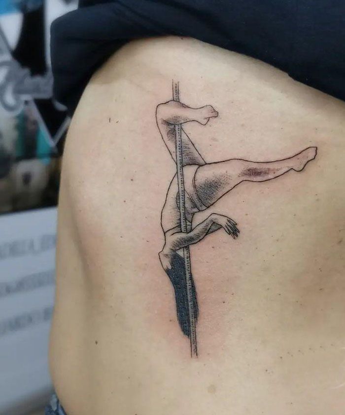 30 Pretty Pole Dance Tattoos Improve Your Temperament