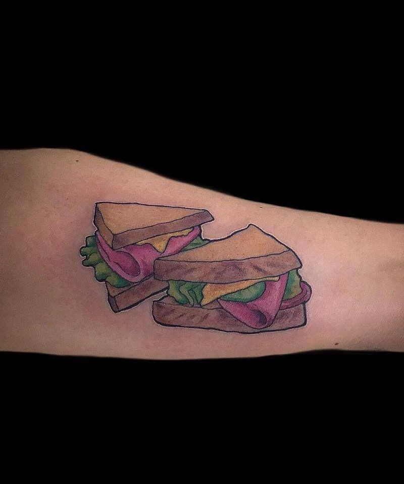 30 Unique Sandwich Tattoos for Your Inspiration