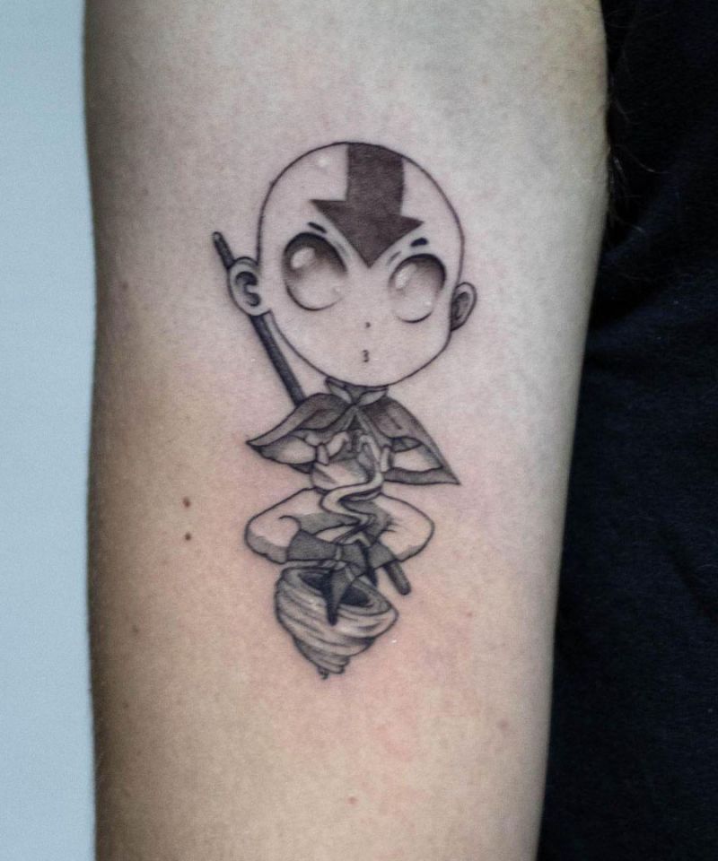 30 Unique Aang Tattoos to Inspire You