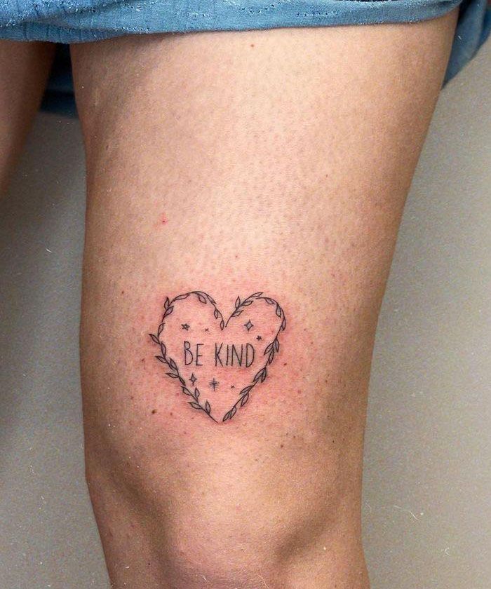 30 Pretty Be Kind Tattoos You Will Love