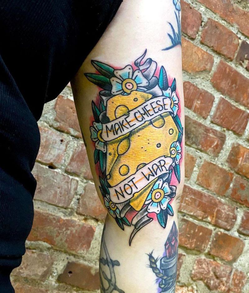 30 Unique Cheese Tattoos for Your Inspiration