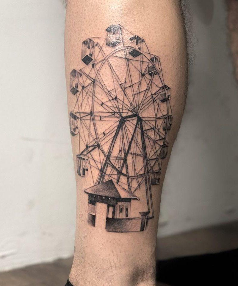 30 Pretty Ferris Wheel Tattoos You Must Try