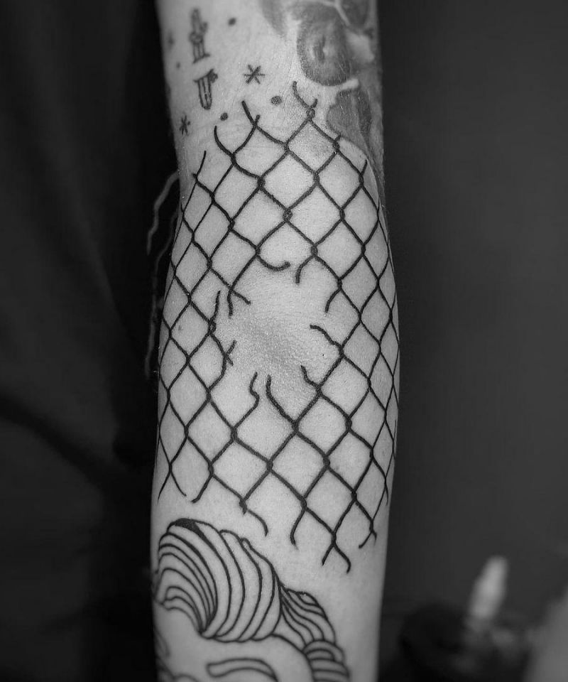 30 Pretty Net Tattoos You Must Love