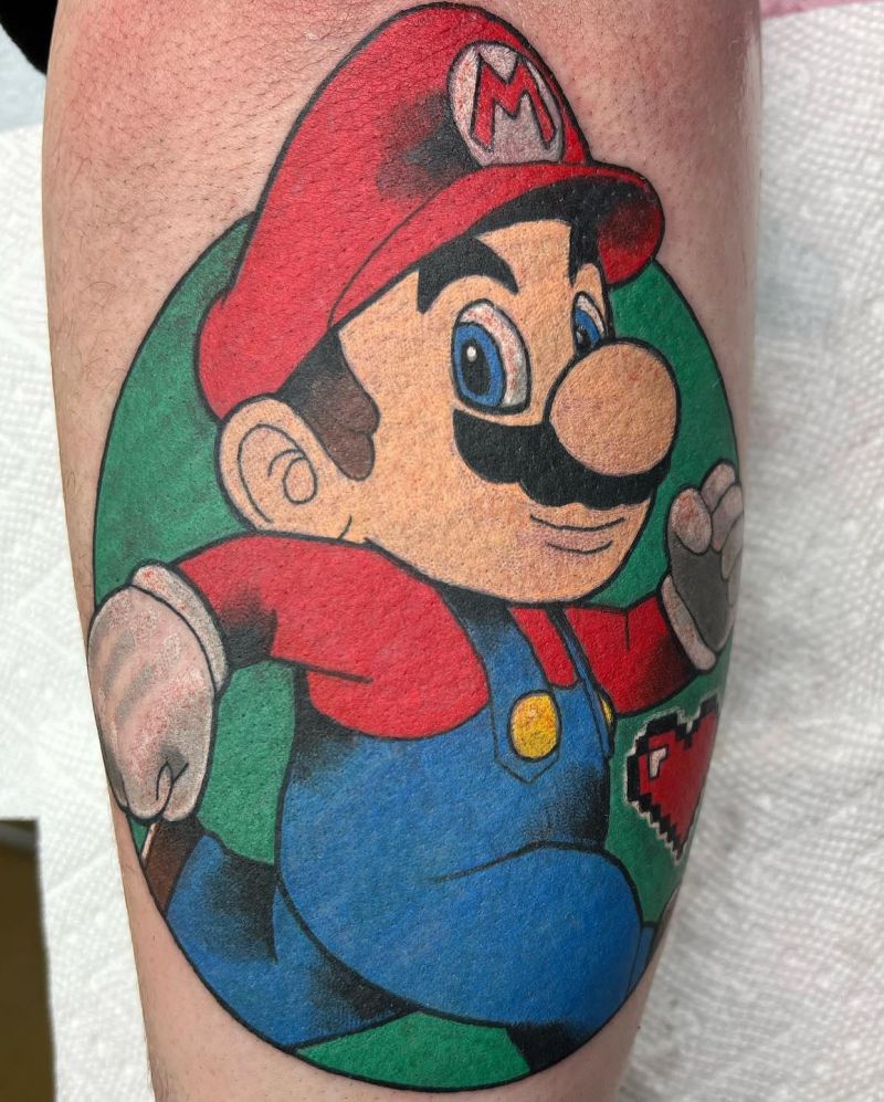 30 Unique Super Mario Tattoos You Will Love