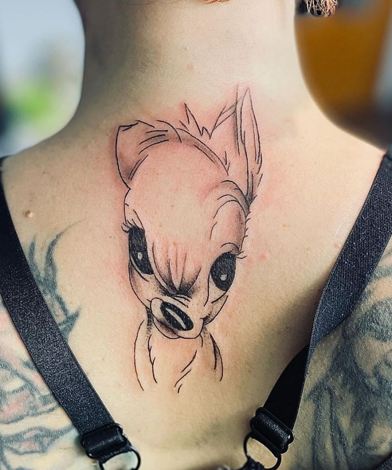 30 Cute Bambi Tattoos You Can Copy