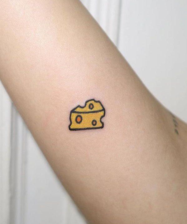 30 Unique Cheese Tattoos for Your Inspiration