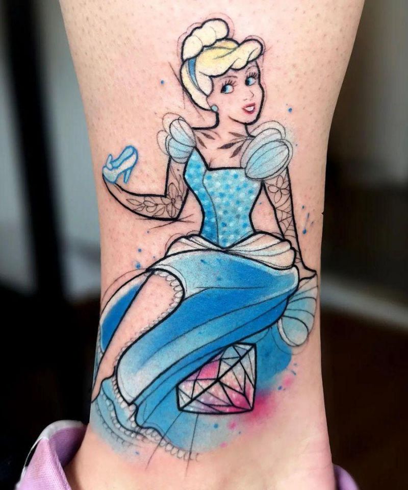 30 Pretty Cinderella Tattoos You Must Love