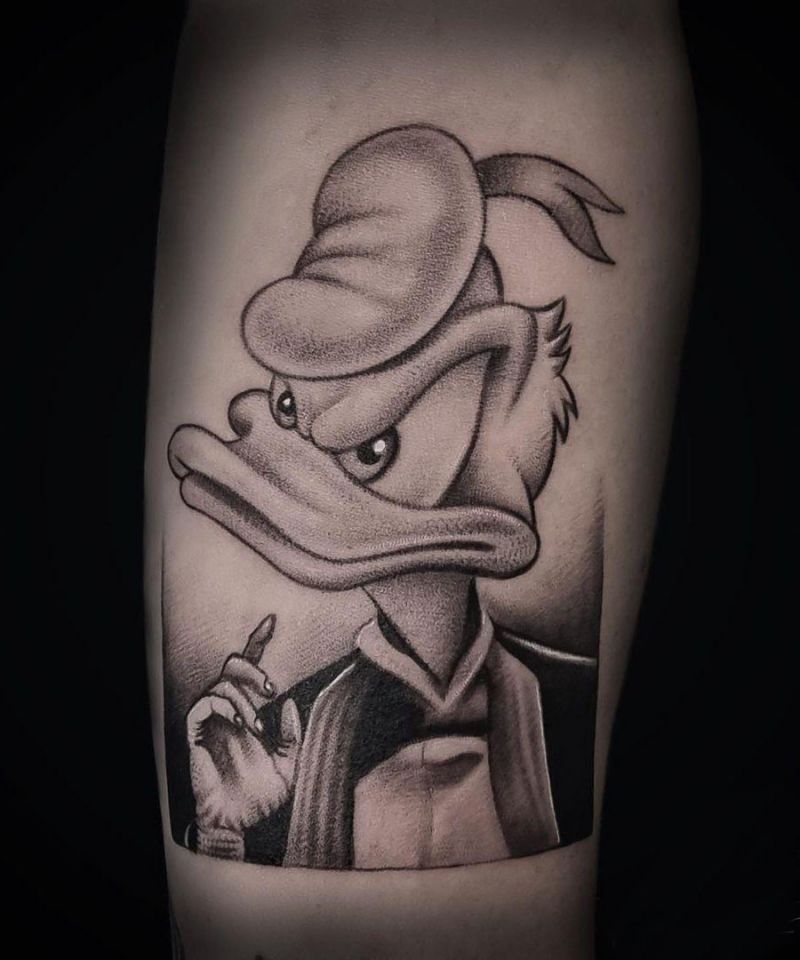 30 Cute Donald Duck Tattoos for Your Inspiration