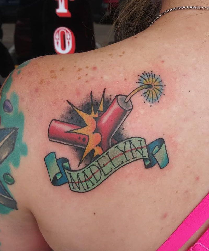 30 Unique Firecracker Tattoos You Must Love