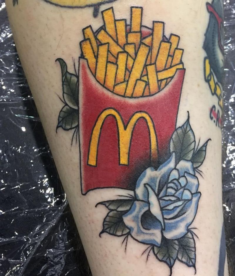 30 Unique French Fries Tattoos for Your Inspiration