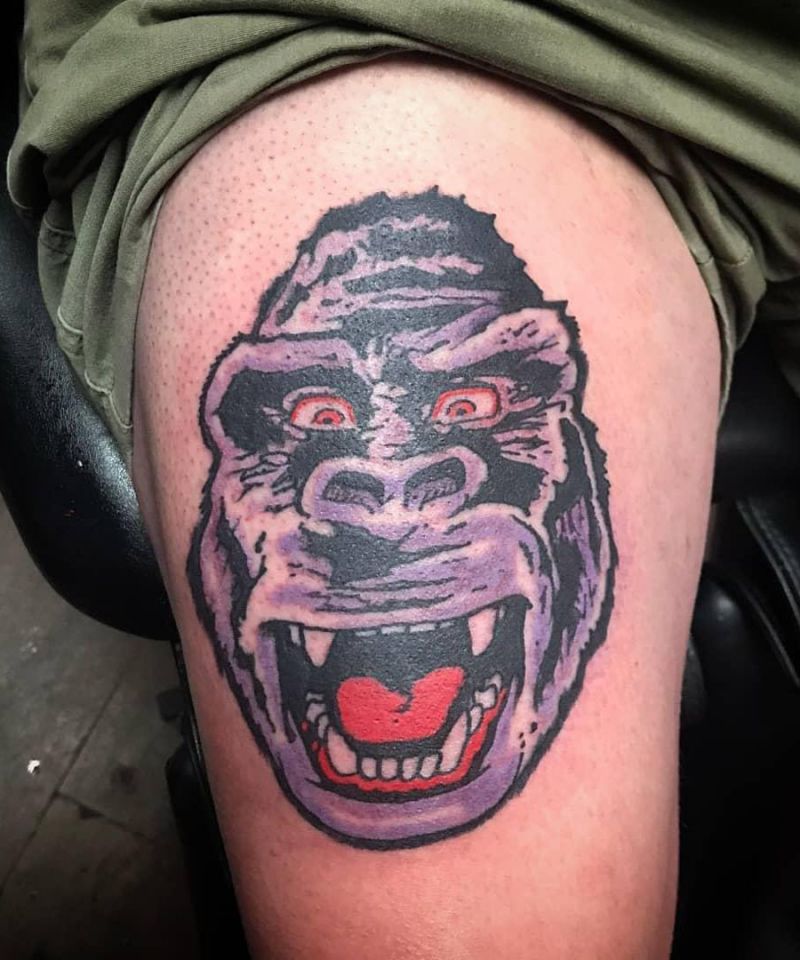 30 Amazing King Kong Tattoos You Must Love