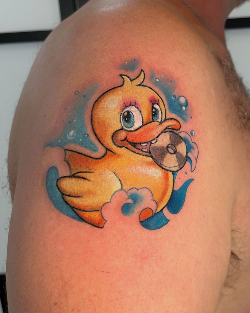 30 Cute Rubber Duck Tattoos You Can Copy